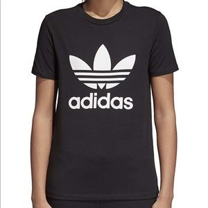 Adidas Trefoil Tee in Black - Medium